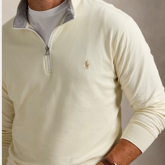 Polo Ralph Lauren Luxury Jersey Quarter-Zip Pullover - Picture 5 of 5